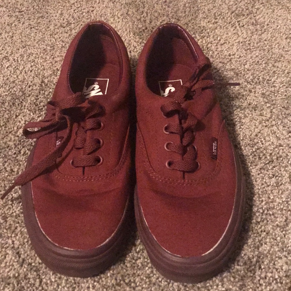 Maroon Vans